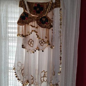 !~CLEARANCE~! Egyptian Belly Dance Skirt & Bra